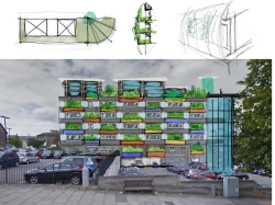 Conversion of a dismissed hospital into flats