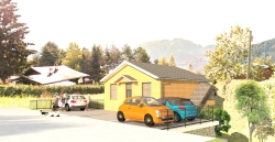 Swiss cottage new house