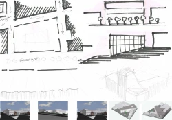 Preliminary study for a museum