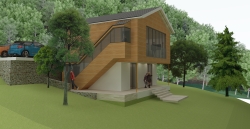 Swiss cottage new house
