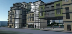 Conversion of a dismissed hospital into flats