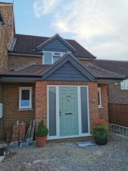 Epsom Downs front porch and interior renovation