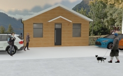 Swiss cottage new house